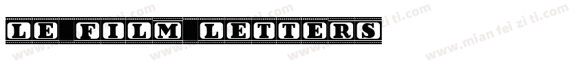 Le Film Letters字体转换